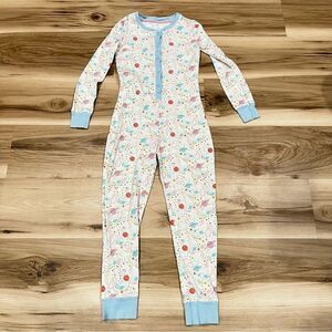 Mini Boden One Piece Onesie Long John Space Pajamas Unisex 8